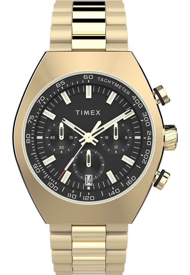 Zegarek Timex Zegarek męski Timex TW2W22100 złoty. Kolor: złoty
