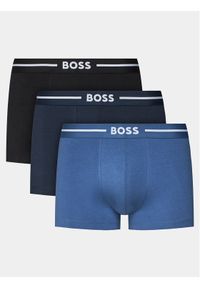BOSS - Boss Komplet 3 par bokserek Trunk 3P Bold 50508878 Kolorowy. Materiał: bawełna. Wzór: kolorowy