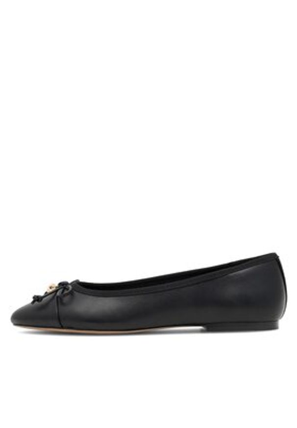 Nine West Baleriny 122AL4108 Czarny. Kolor: czarny. Materiał: skóra