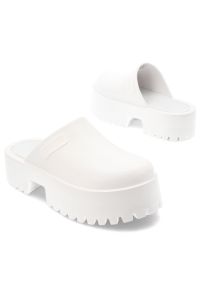 Big-Star - Białe Klapki Big Star Modne Obuwie Damskie Na Solidnej Podeszwie. Okazja: na co dzień. Kolor: biały. Wzór: jednolity. Styl: casual, klasyczny #7