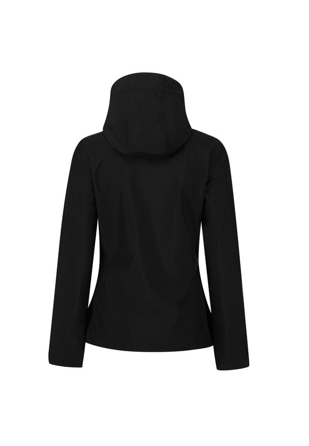 Regatta - Kurtka Damska Venturer 3 Layer Hooded Soft Shell Jacket. Kolor: czerwony, czarny, wielokolorowy. Sport: turystyka piesza