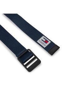 Tommy Jeans Pasek Męski Tjm Webbing 3.5 AM0AM12047 Granatowy. Kolor: niebieski. Materiał: materiał