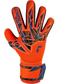 Reusch - Rękawice bramkarskie dziecięce REUSCH Attrakt Infinity NC Junior. Kolor: wielokolorowy, pomarańczowy, czarny, niebieski