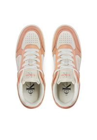 Calvin Klein Jeans Sneakersy Basket Cupsole Low Mix Ml Fad YW0YW01301 Pomarańczowy. Kolor: pomarańczowy #5