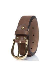 Mustang - MUSTANG PASEK SKÓRZANY SOPO-MUS123 690 35mm Ledergürtel. Materiał: skóra. Wzór: paski. Styl: klasyczny #1