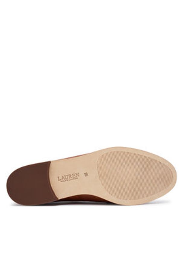 Lauren Ralph Lauren - LAUREN RALPH LAUREN Loafersy 802P10534002 Brązowy. Kolor: brązowy. Materiał: skóra