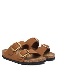 Birkenstock Klapki Arizona Big Buckle 1032989 Brązowy jasny. Kolor: brązowy. Materiał: skóra #6