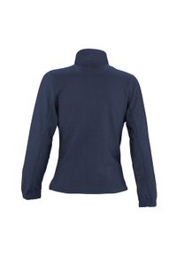 SOL'S - Damska Bluza Polarowa North Fleece Jacket. Kolor: niebieski. Materiał: polar. Sezon: zima