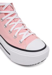 Converse Trampki Chuck Taylor All Star Lift Double Stack A15012C Różowy. Kolor: różowy. Materiał: materiał