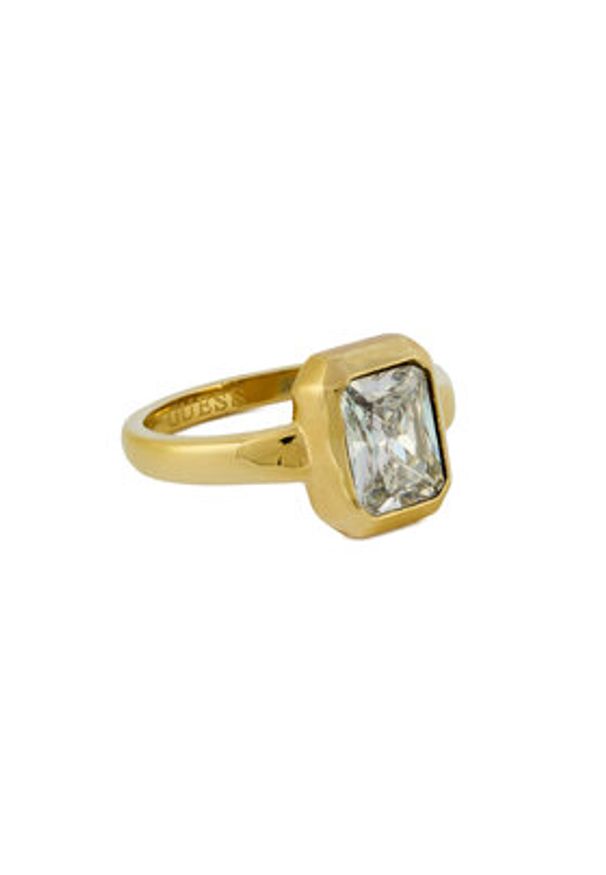 Guess Pierścionek JUBR05 251JW Złoty. Materiał: metalowe. Kolor: złoty