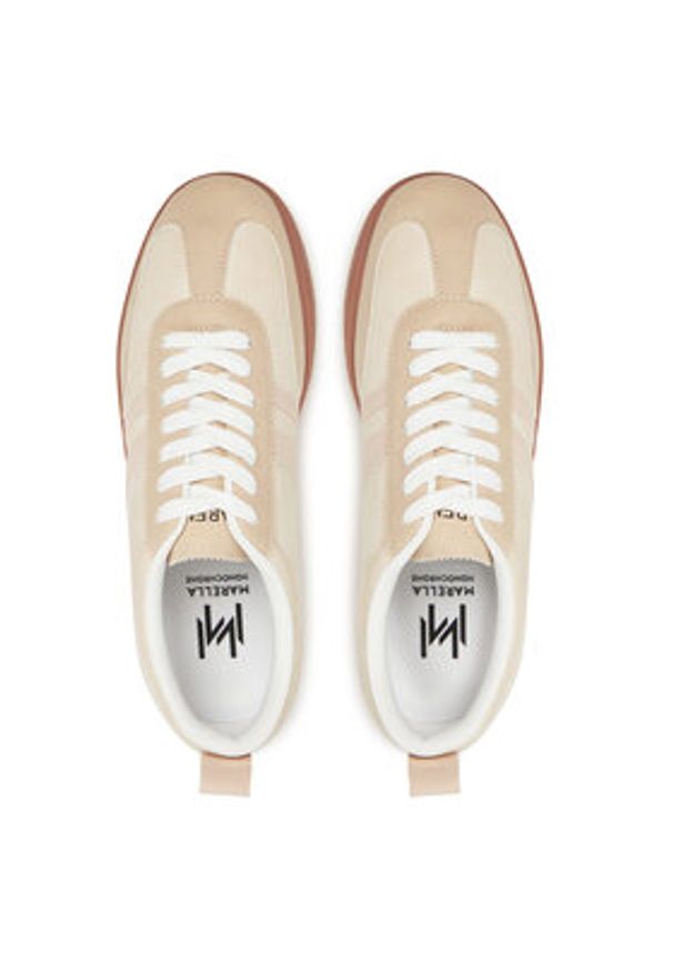 Marella Sneakersy Nauta 2513761017200 Beżowy. Kolor: beżowy. Materiał: skóra