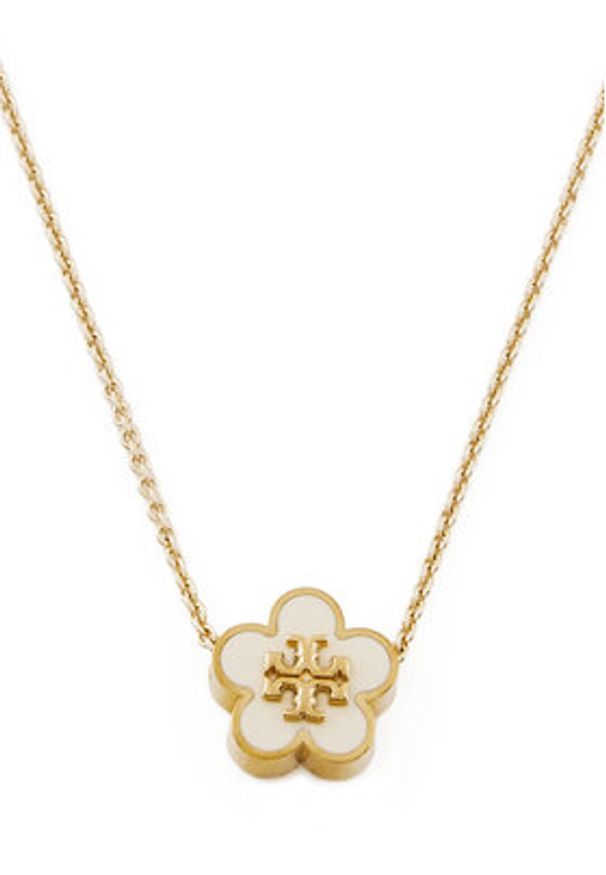 Tory Burch Naszyjnik Kira 147287 Złoty. Materiał: metalowe. Kolor: złoty