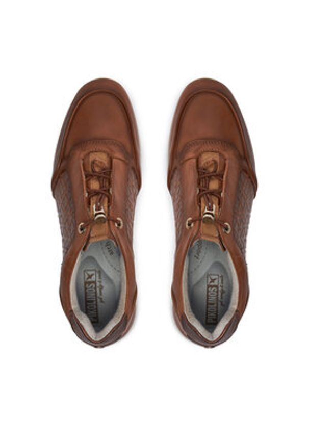 Pikolinos Sneakersy Asturias W9C-6607 Brązowy. Kolor: brązowy. Materiał: skóra