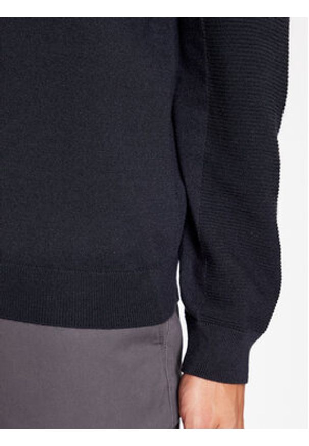 BOSS - Boss Sweter Momentum-X_Cn 50498559 Granatowy Regular Fit. Kolor: niebieski. Materiał: syntetyk