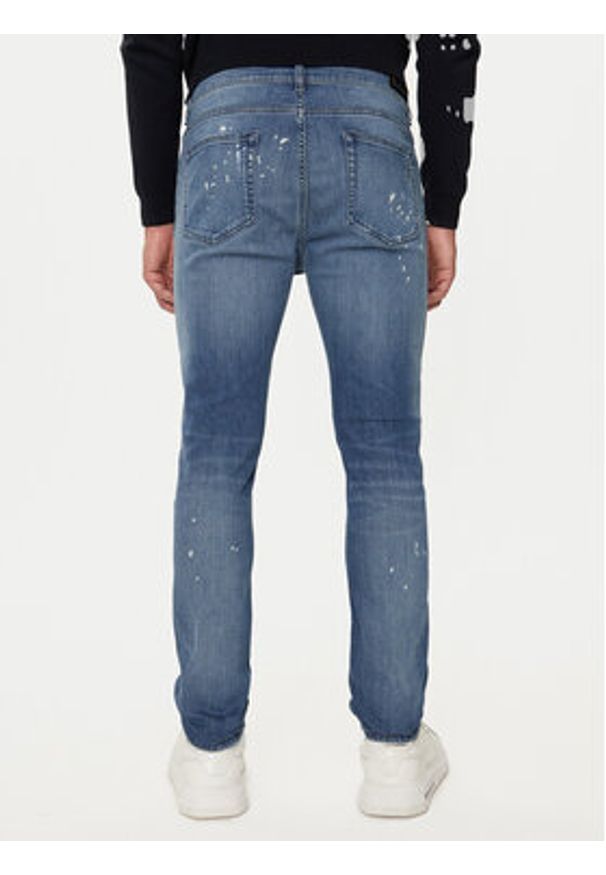 Karl Lagerfeld - KARL LAGERFELD Jeansy 265801 544832 Granatowy Slim Fit. Kolor: niebieski
