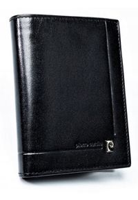 Pierre Cardin - Portfel męski czarny PIERRE CARDIN YS507.1 326 NERO. Kolor: czarny. Materiał: skóra, materiał