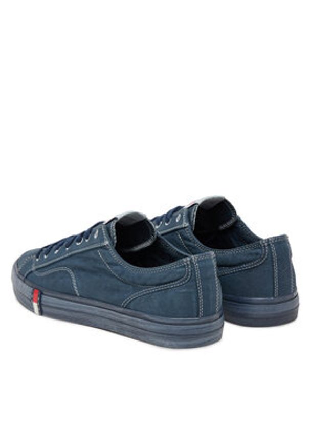 Tommy Jeans Tenisówki Archive Vulc. Y2K Washed Canvas EM0EM01720 Granatowy. Kolor: niebieski. Materiał: materiał
