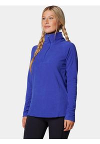 columbia - Bluza polarowa damska Columbia Glacial IV 1/2 Zip. Kolor: niebieski. Materiał: polar #2