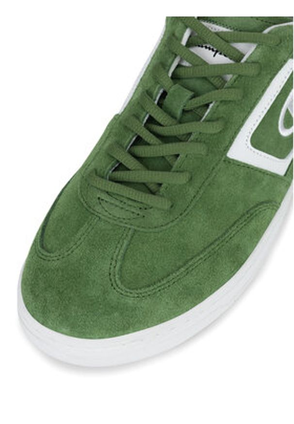 Champion Sneakersy CL78 S LOW S22279-GS004 Zielony. Kolor: zielony. Materiał: skóra, zamsz