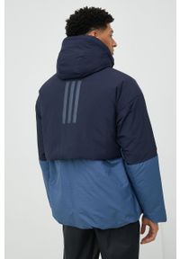 adidas TERREX kurtka sportowa puchowa Myshelter kolor niebieski. Kolor: niebieski. Materiał: puch. Sezon: zima #4
