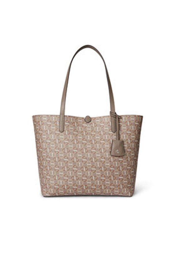 Lauren Ralph Lauren - LAUREN RALPH LAUREN Torebka 431795329072 Brązowy. Kolor: brązowy. Materiał: skórzane