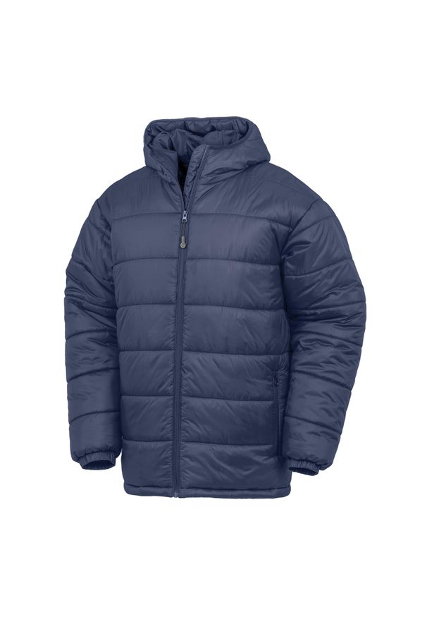 RESULT - Kurtka puchowa z recyklingu Result. Kolor: niebieski. Materiał: puch