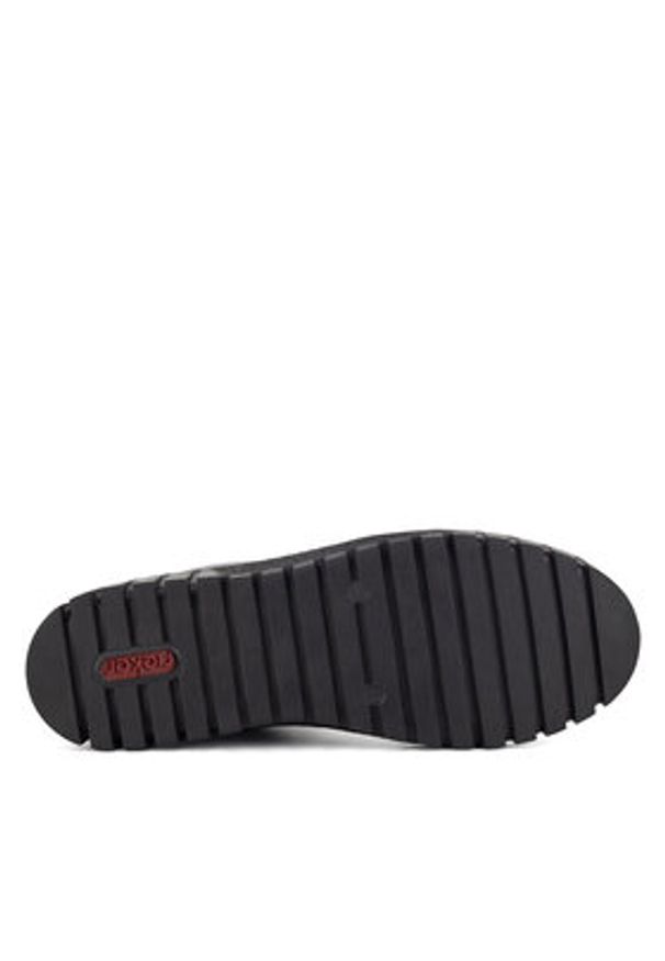 Rieker Botki Y3407-35 Bordowy. Kolor: czerwony. Materiał: materiał