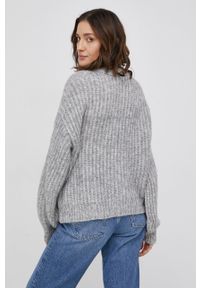 Y.A.S Sweter z domieszką wełny damski kolor szary. Kolor: szary. Materiał: wełna. Długość rękawa: długi rękaw. Długość: długie #2