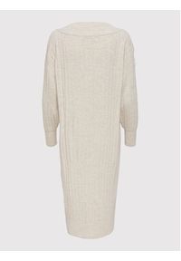 only - ONLY Sukienka dzianinowa New Tessa 15236372 Beżowy Regular Fit. Kolor: beżowy. Materiał: syntetyk #3