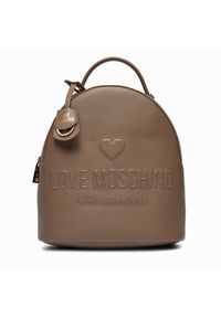 Love Moschino - Plecak LOVE MOSCHINO. Kolor: brązowy