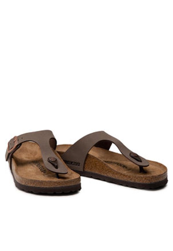 Birkenstock Japonki Gizeh 0043751 Brązowy. Kolor: brązowy. Materiał: syntetyk