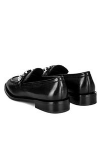 Eva Minge Loafersy WGA3289-1Z Czarny. Kolor: czarny. Materiał: skóra