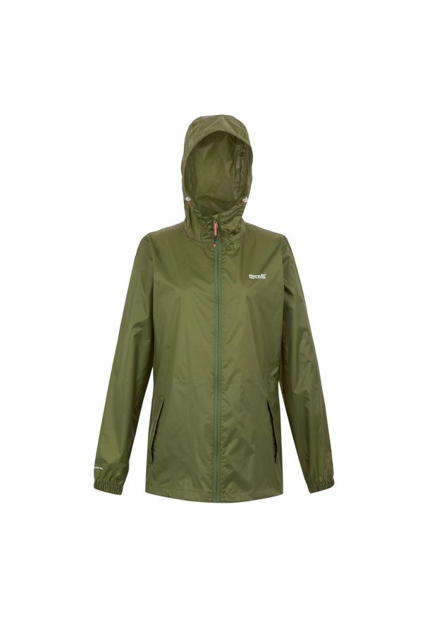 Regatta - Kurtka Wodoodporna Damska Pack It III. Kolor: zielony. Sport: turystyka piesza