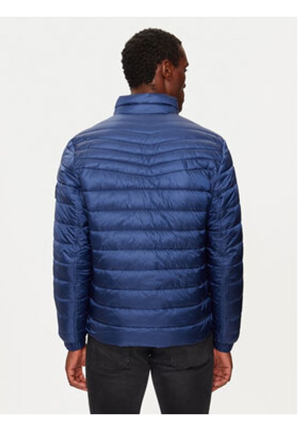 BOSS Kurtka przejściowa Oden1 50505262 Niebieski Slim Fit. Kolor: niebieski. Materiał: syntetyk