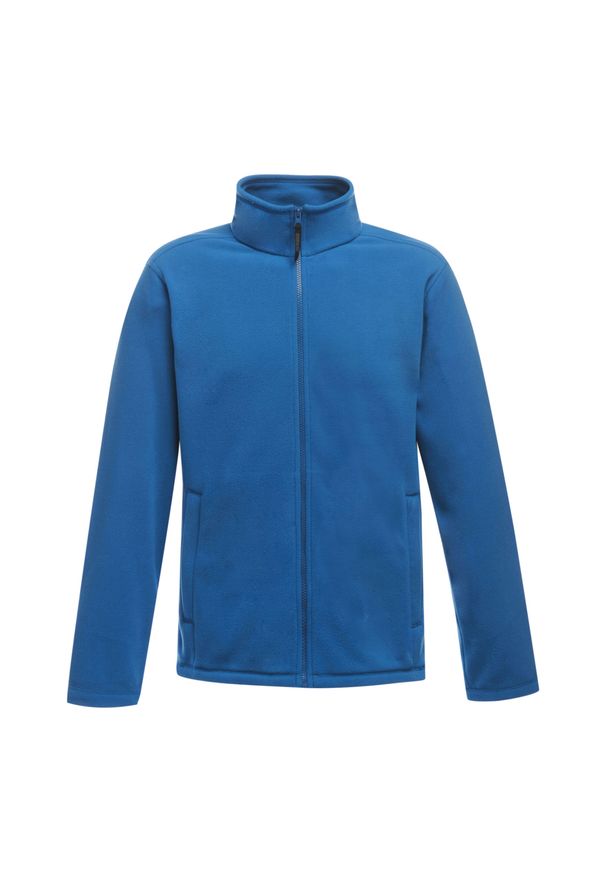 Regatta - Bluza Polarowa Męska Pełen Suwak Micro. Kolor: szary, niebieski, wielokolorowy. Materiał: polar. Sezon: zima. Styl: sportowy. Sport: turystyka piesza