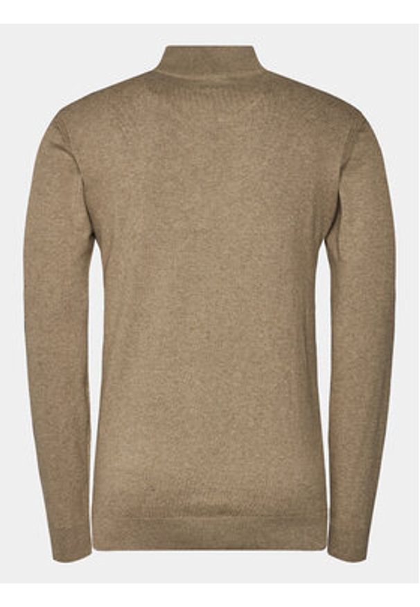 INDICODE Sweter Liliamos 35-698 Beżowy Regular Fit. Kolor: beżowy. Materiał: bawełna