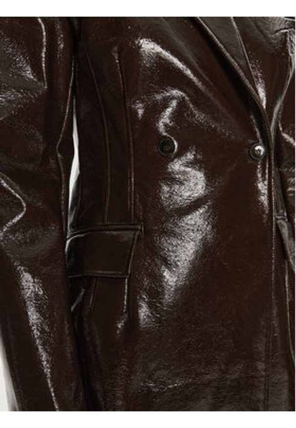 Herskind Płaszcz wełniany Ultra 5379149 Brązowy Regular Fit. Kolor: brązowy. Materiał: syntetyk