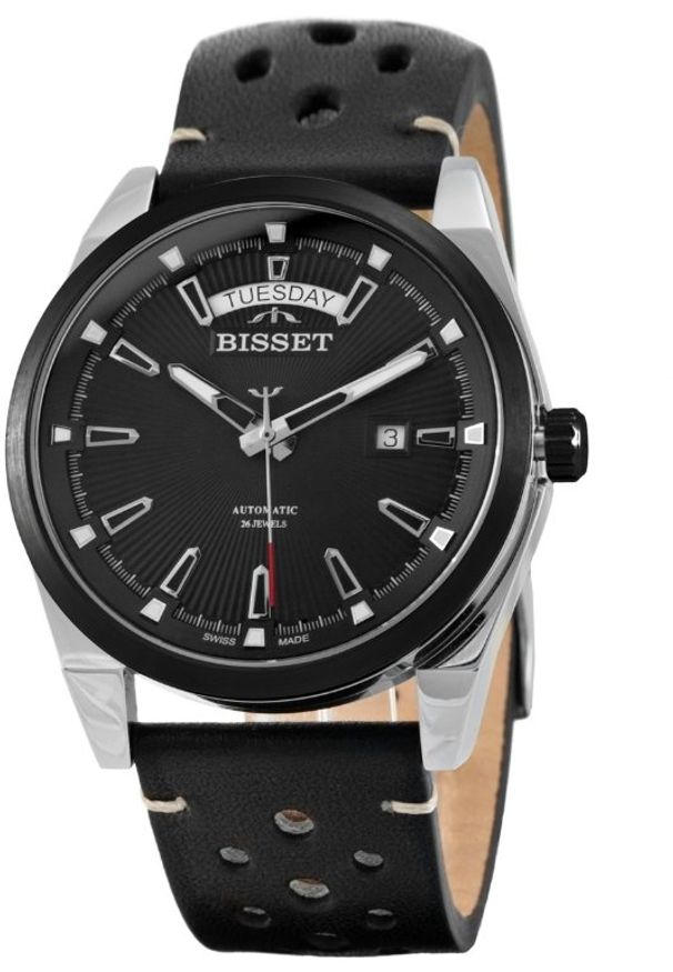 Zegarek Bisset Szwajcarski męski zegarek z szafirowym szkłem AUTOMAT czt. Kolor: niebieski