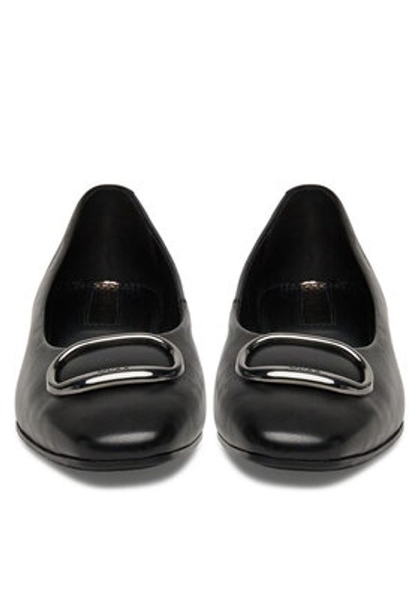 MEXX Baleriny MX/018C-RST Czarny. Kolor: czarny. Materiał: skóra