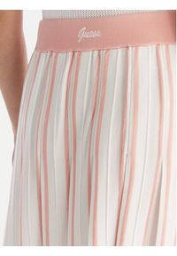 Guess Spódnica plisowana V5GD00 Z3D60 Biały Regular Fit. Kolor: biały. Materiał: wiskoza #4