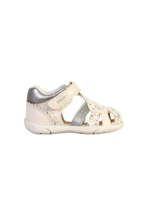 Sandały Geox Model B Sandal Zapito Girl Kolor Biały. Kolor: biały. Materiał: tkanina