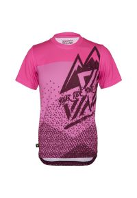 Silvini - Koszulka rowerowa (z krótkim rękawem) dziecięca SILVINI Junior Jersey DENNI. Kolor: fioletowy. Materiał: jersey. Długość rękawa: krótki rękaw. Długość: krótkie