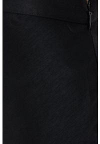 Vila spódnica kolor czarny midi rozkloszowana. Kolor: czarny. Materiał: tkanina #4