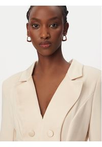 Rinascimento Sukienka koktajlowa CFC0128109003 Beżowy Regular Fit. Kolor: beżowy. Materiał: syntetyk. Styl: wizytowy #5