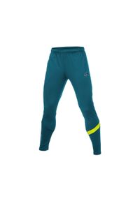 ZINA - Spodnie do piłki nożnej męskie Zina Ganador 2.0 treningowe. Kolor: wielokolorowy, turkusowy, niebieski, żółty