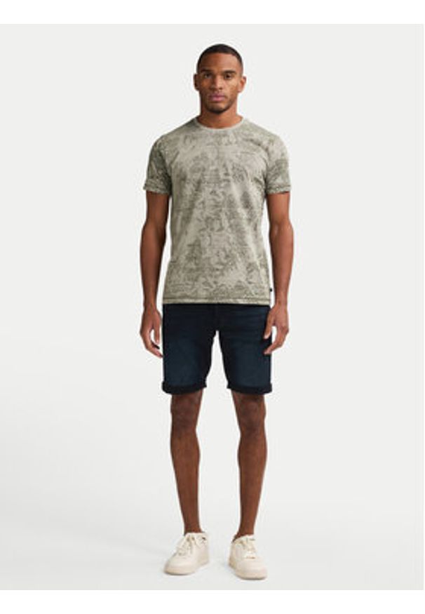 Petrol Industries Szorty jeansowe M-1050-SHO002 Granatowy Regular Fit. Kolor: niebieski. Materiał: bawełna