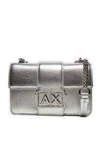 Armani Exchange Torebka XW000071 AF11898 M8040 Srebrny. Kolor: srebrny. Materiał: skórzane