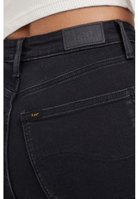 Lee jeansy IVY DARK WESTPORT damskie high waist. Stan: podwyższony. Kolor: czarny #3
