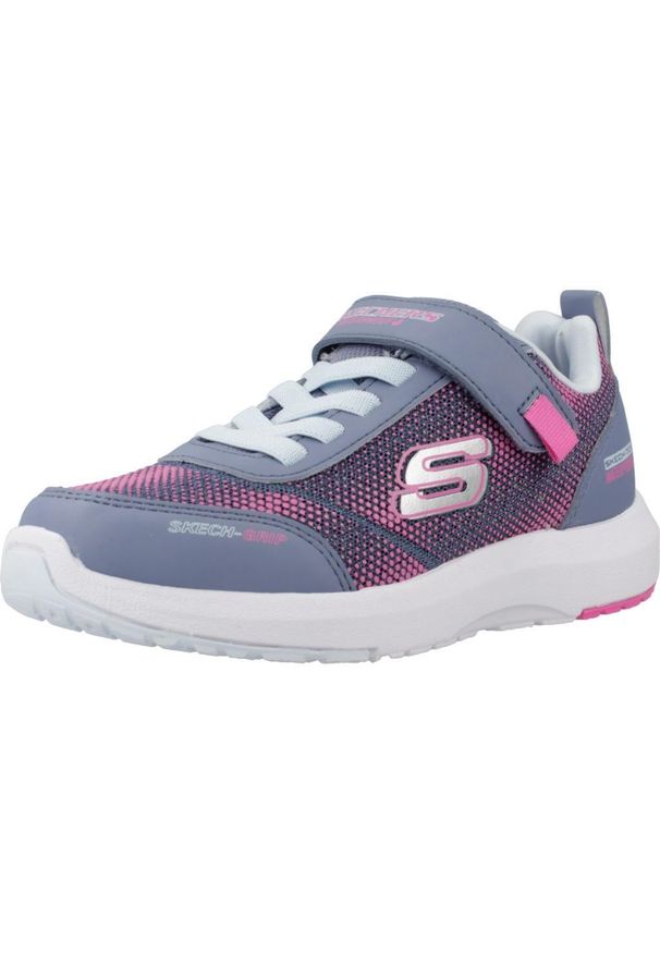 skechers - Buty SKECHERS DYNAMIC TREAD - JOUR Niebieski. Okazja: na co dzień. Kolor: niebieski. Materiał: tkanina, syntetyk