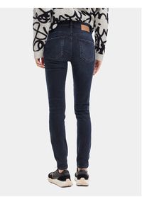 Desigual Jeansy 23WWDD10 Granatowy Slim Fit. Kolor: niebieski